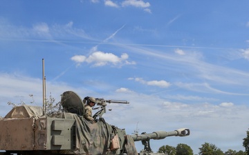 1st Battalion, 82nd Field Artillery Regiment conduct artillery gunnery