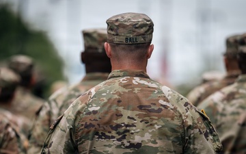7th Engineer Brigade Soldier at the Operation Market Garden Aaron Julian Cook Building Ceremony 2026