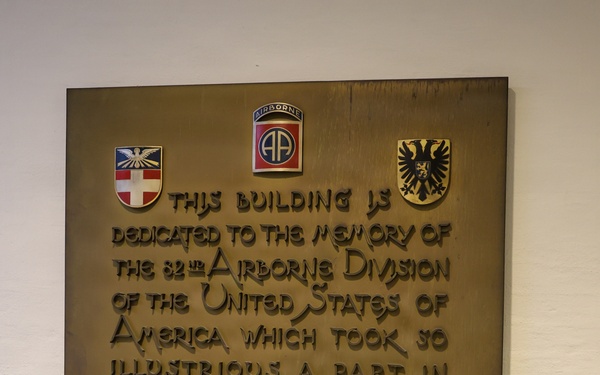 82nd Airborne Division commemoration at Radboud University Medical Center