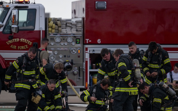 130th Airlift Wing Fire Department hosts joint training with local first responders