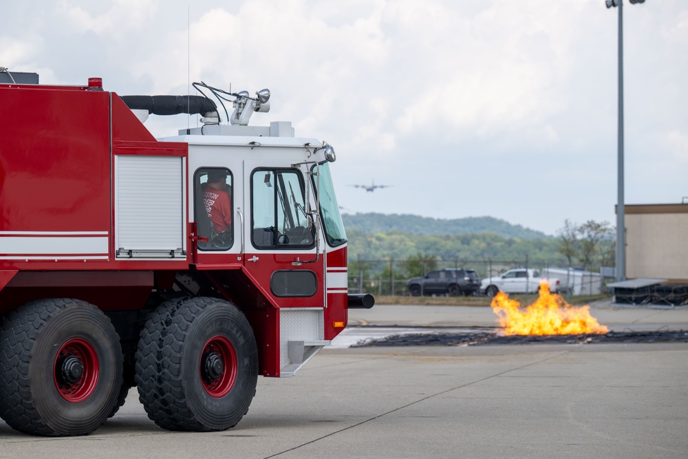 130th Airlift Wing Fire Department hosts joint training with local first responders