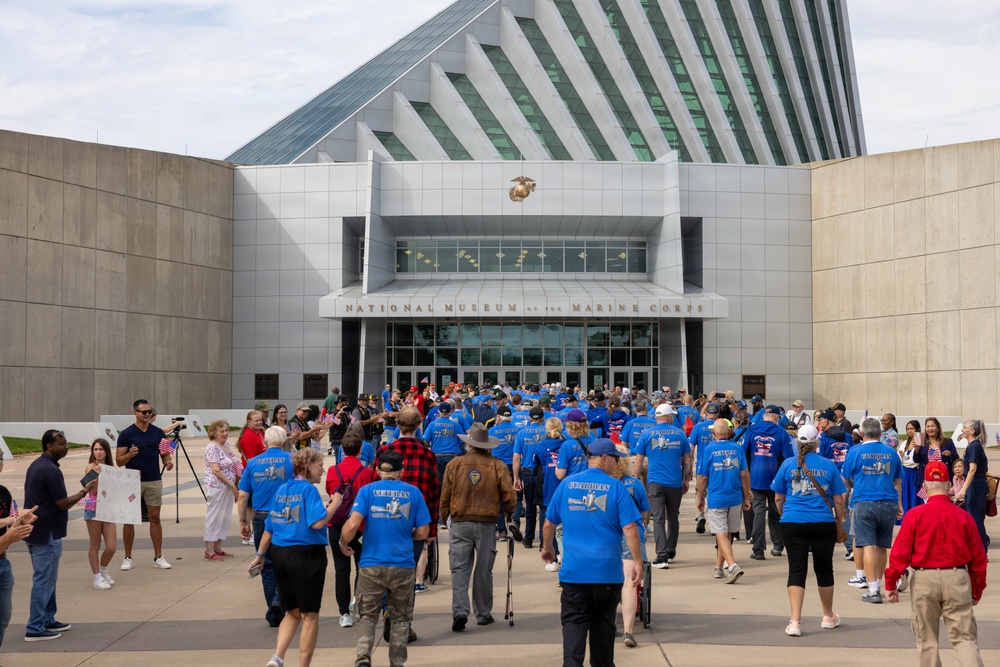 ‘Find your story.’ National Museum of the Marine Corps Welcomes Veterans During Honor Flight Visit