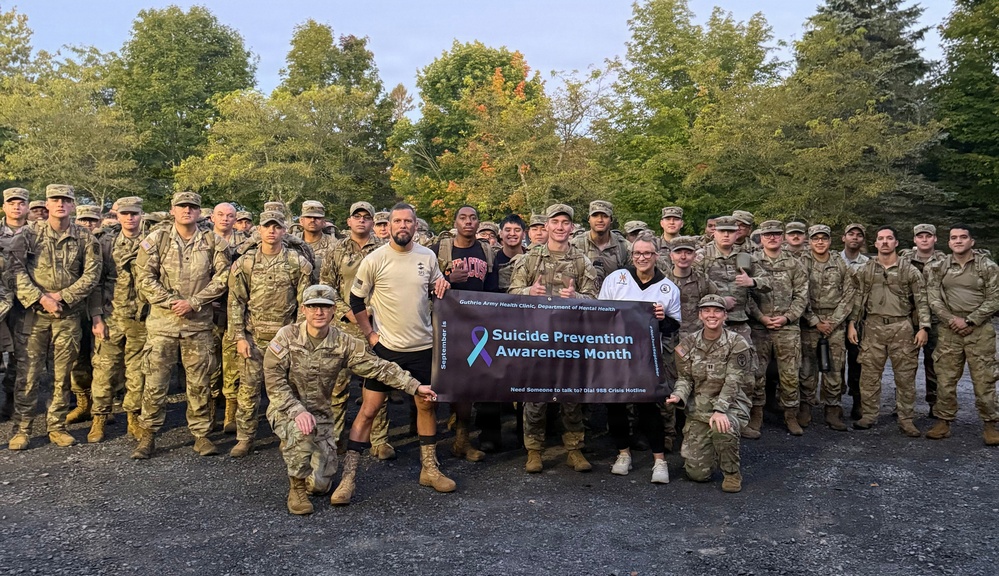 DVIDS - News - Fort Drum Soldiers ruck for Suicide Prevention Month