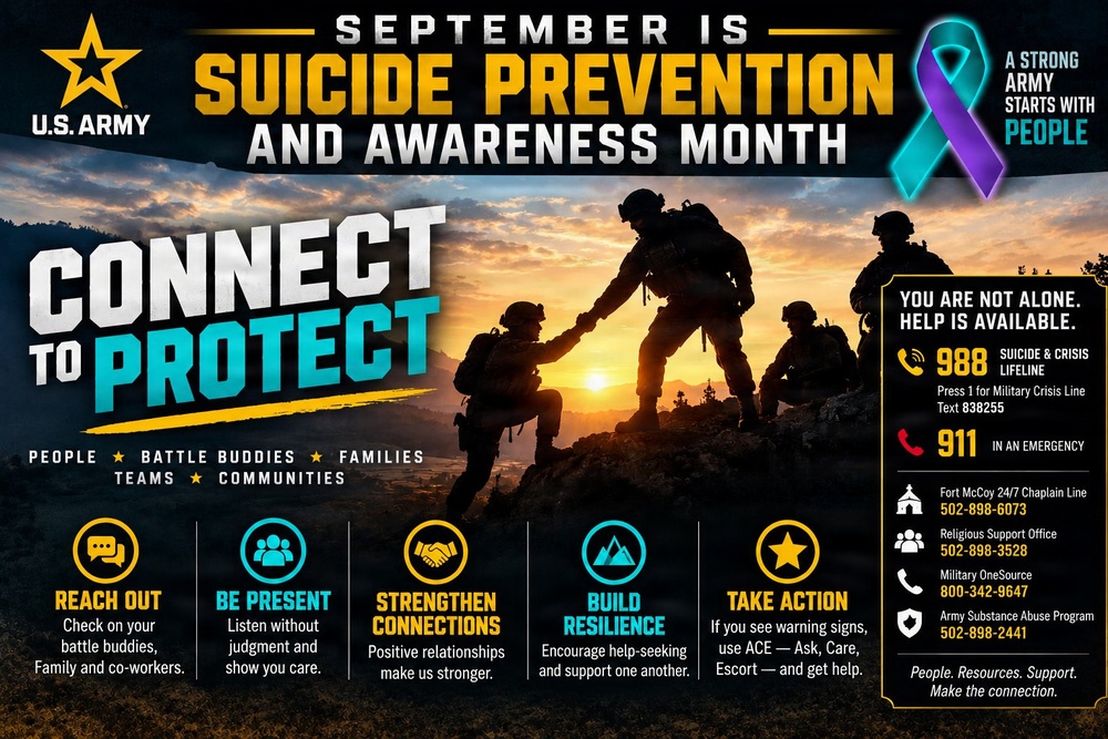 September is Suicide Prevention Month: ‘Connect to Protect’