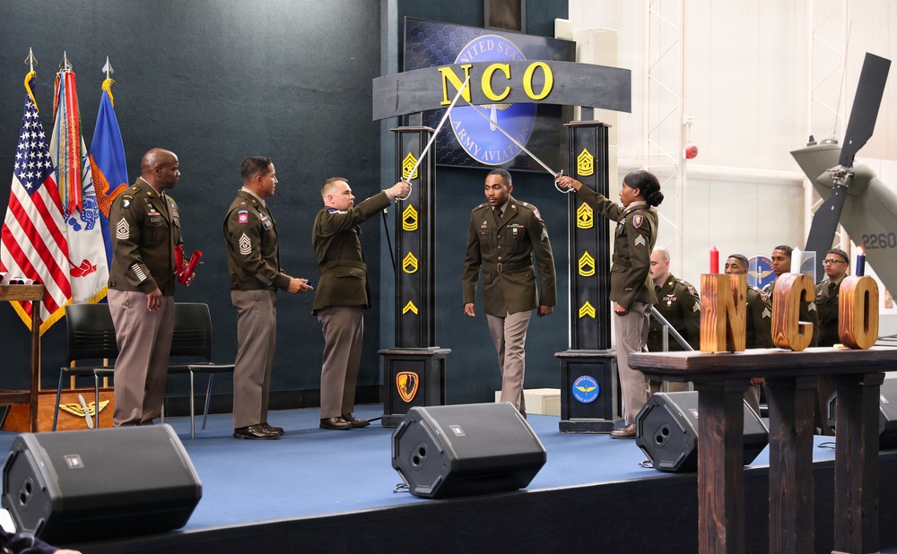 ‘No one is more professional than I’: AVCOE welcomes NCOs at Fort Rucker induction ceremony
