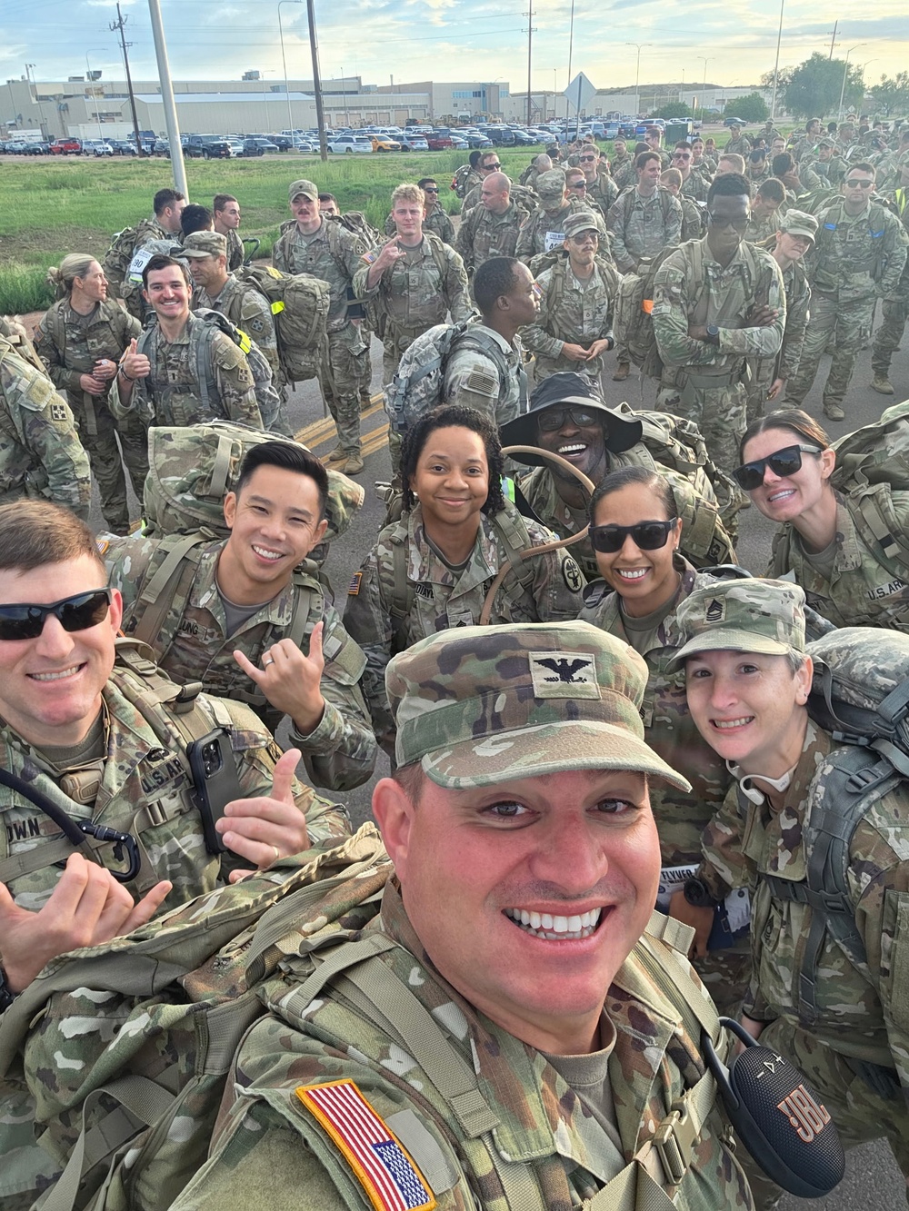 Fort Carson hosts first Danish Flyver Ruck March with 560+ participants; untimed 20 km ruck earns authorized foreign award for uniforms