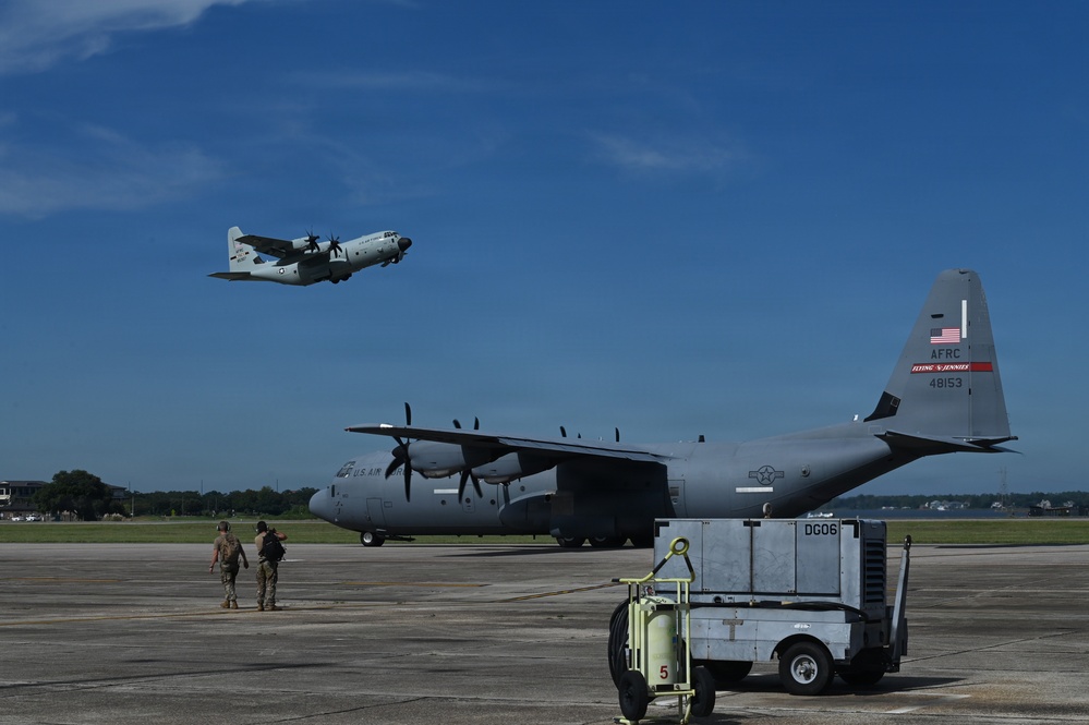 403rd Wing evacuates aircraft, continues to fly Hurricane Isaias