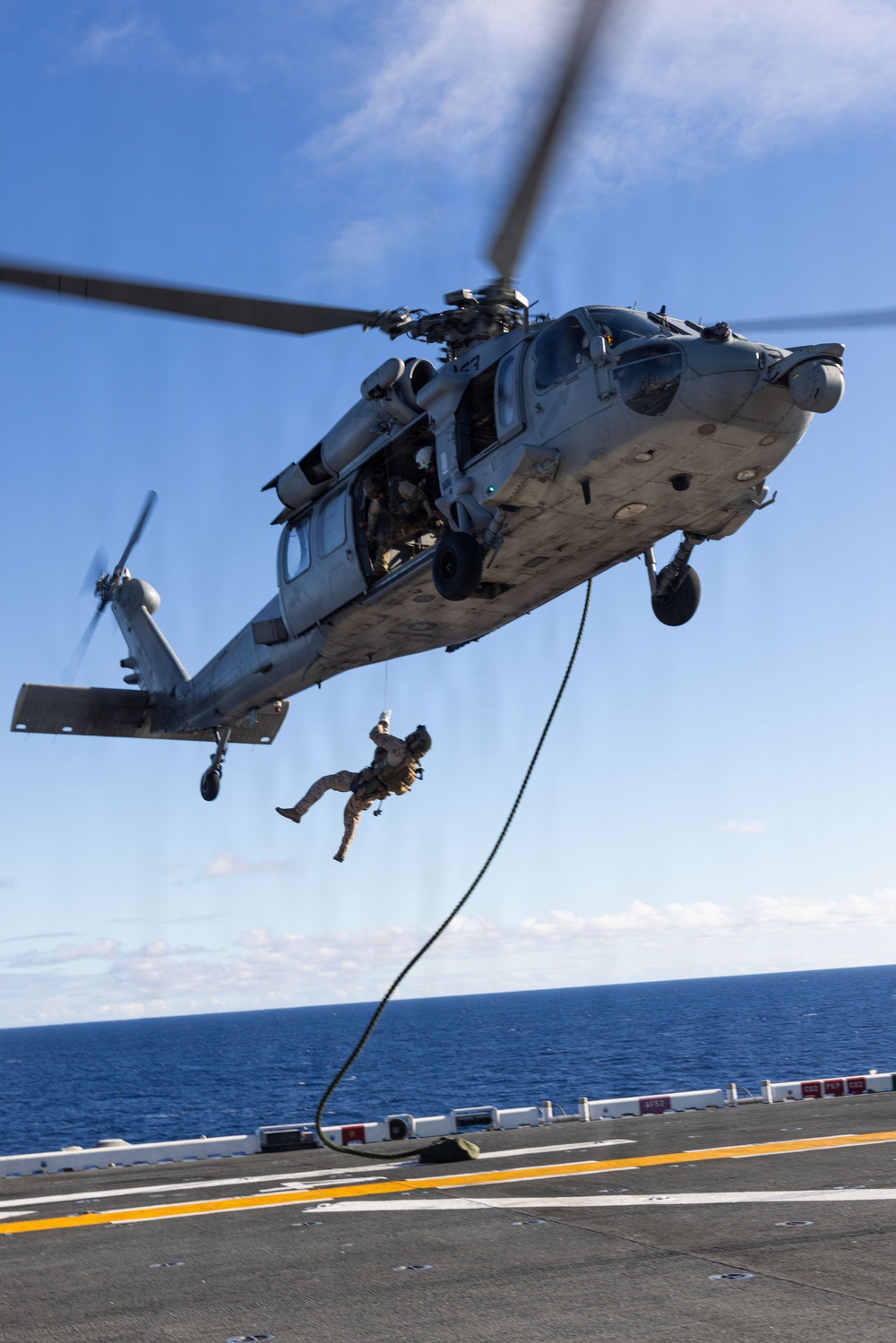 DVIDS - Images - 13th MEU | MRF Conducts Hoisting and Repelling ...