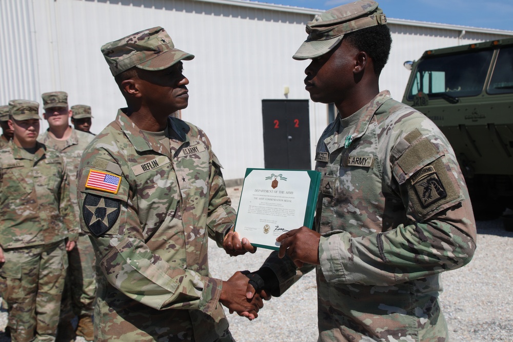 3rd Corps Sustainment Command Soldier receives Army Commendation Medal after aiding wounded civilian
