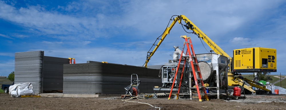 Ellsworth continues construction on Global Strike Command, South Dakota’s first 3D-printed building
