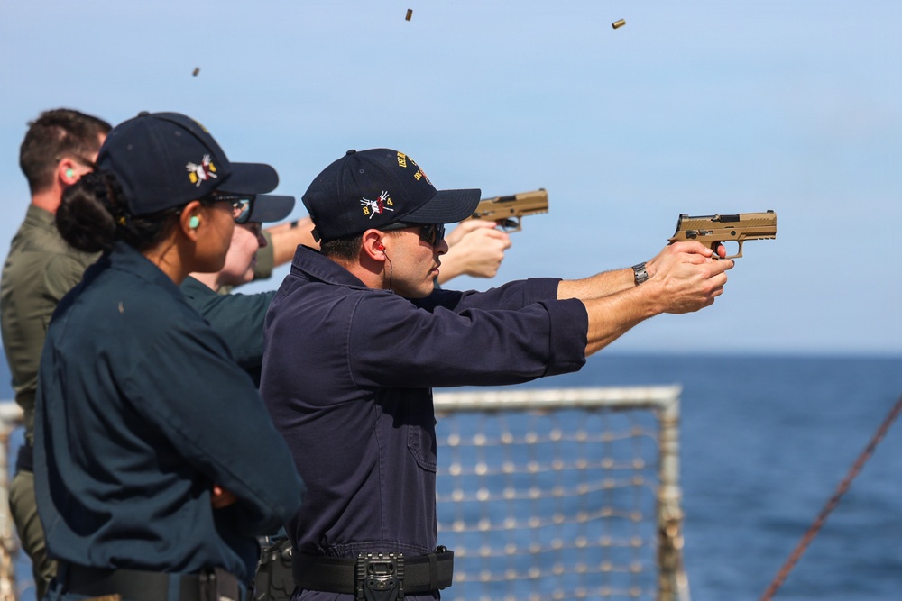 DVIDS - Images - USS Bulkeley (DDG 84) Conducts Small Arms Shoot [Image ...