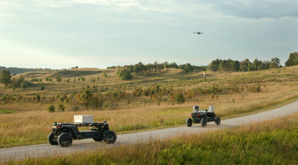 DVIDS - News - DARPA autonomous vehicles deliver command-controlled ...