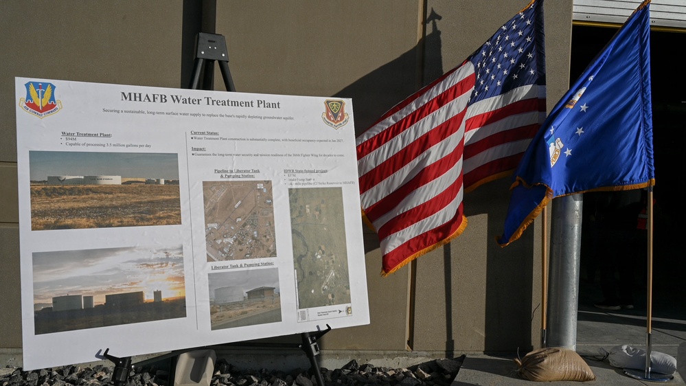 Mountain Home AFB celebrates opening of water treatment plant