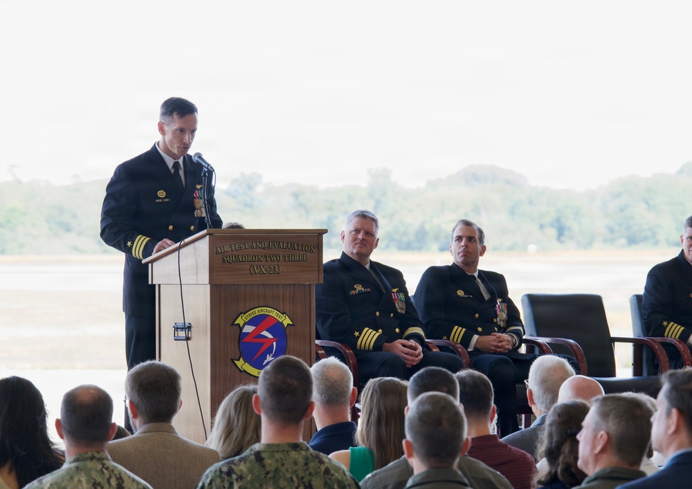 U.S. Navy’s strike test squadron changes command