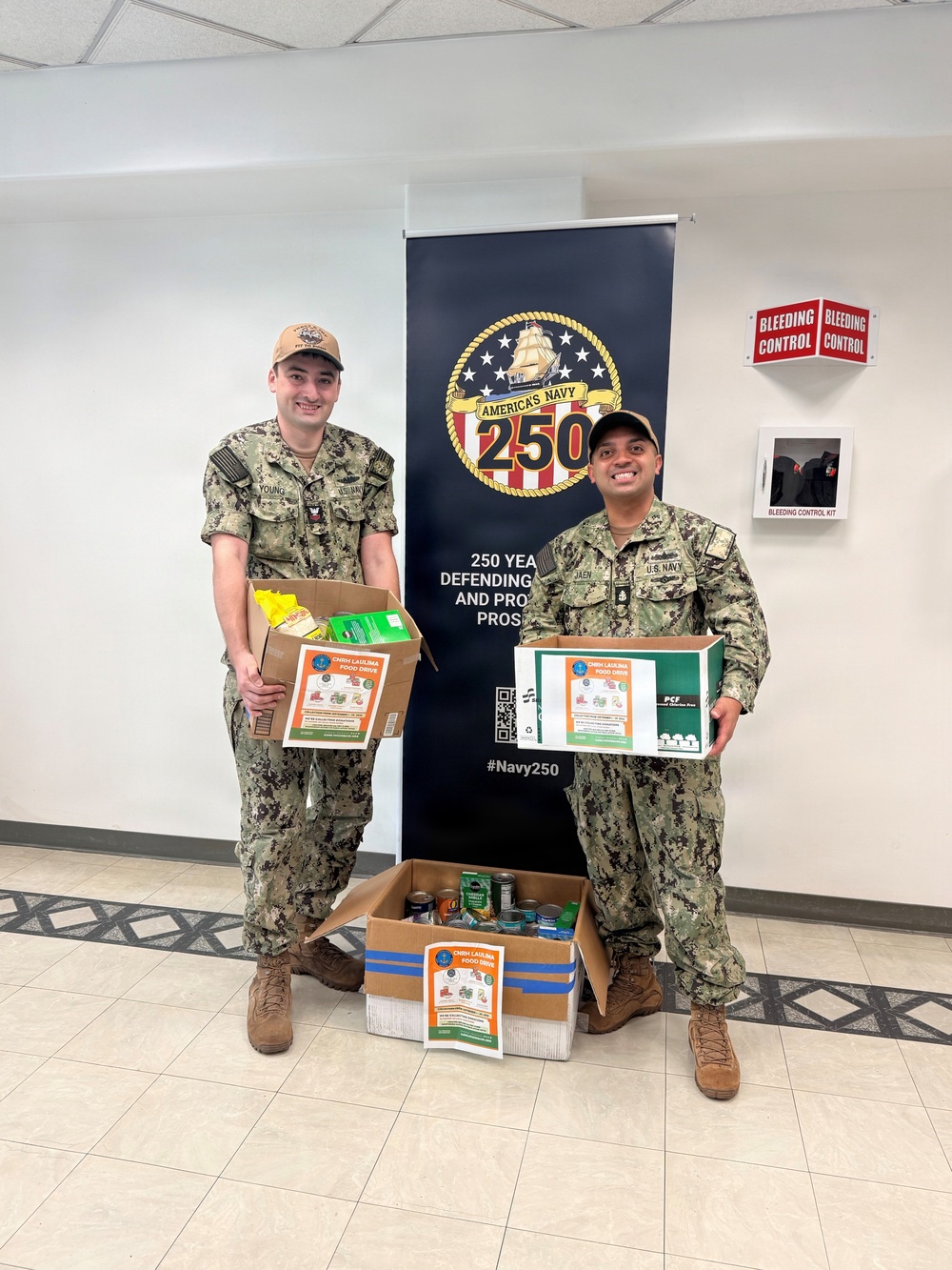 Navy Region Hawaii Collects Over 400 Pounds of Food for DON Summer Food Drive