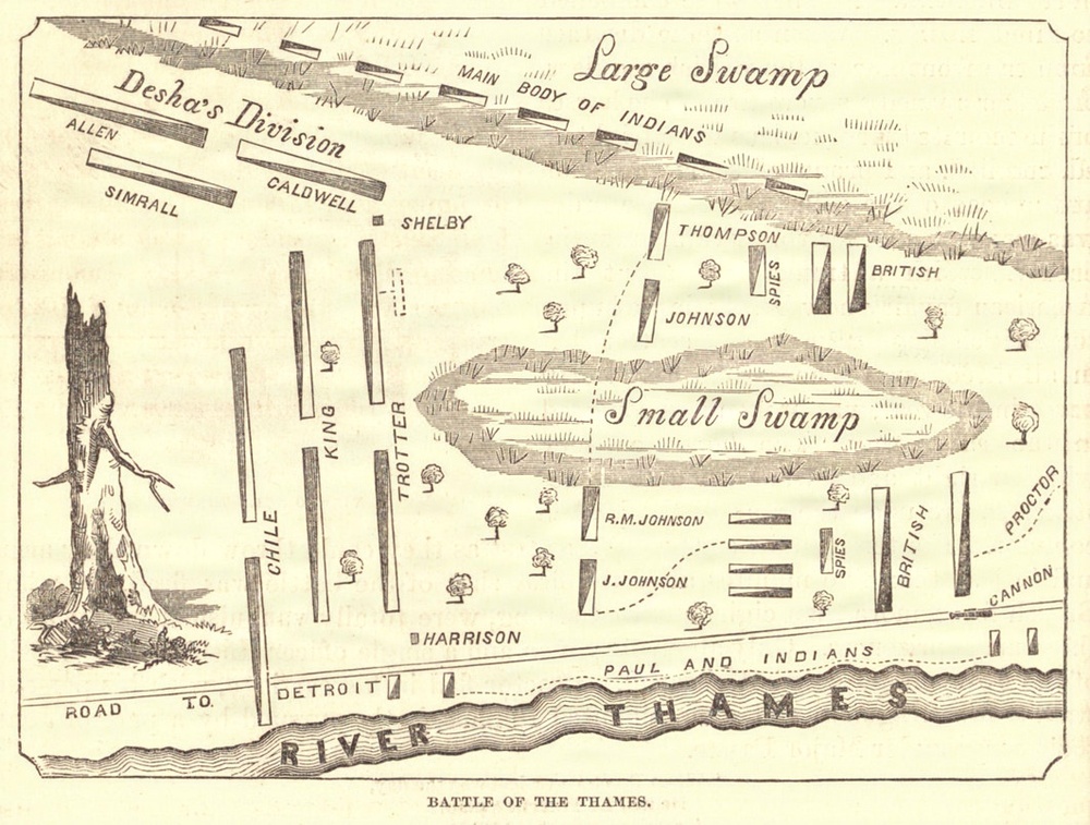 British Defeated at the Battle of the Thames (5 OCT 1813)