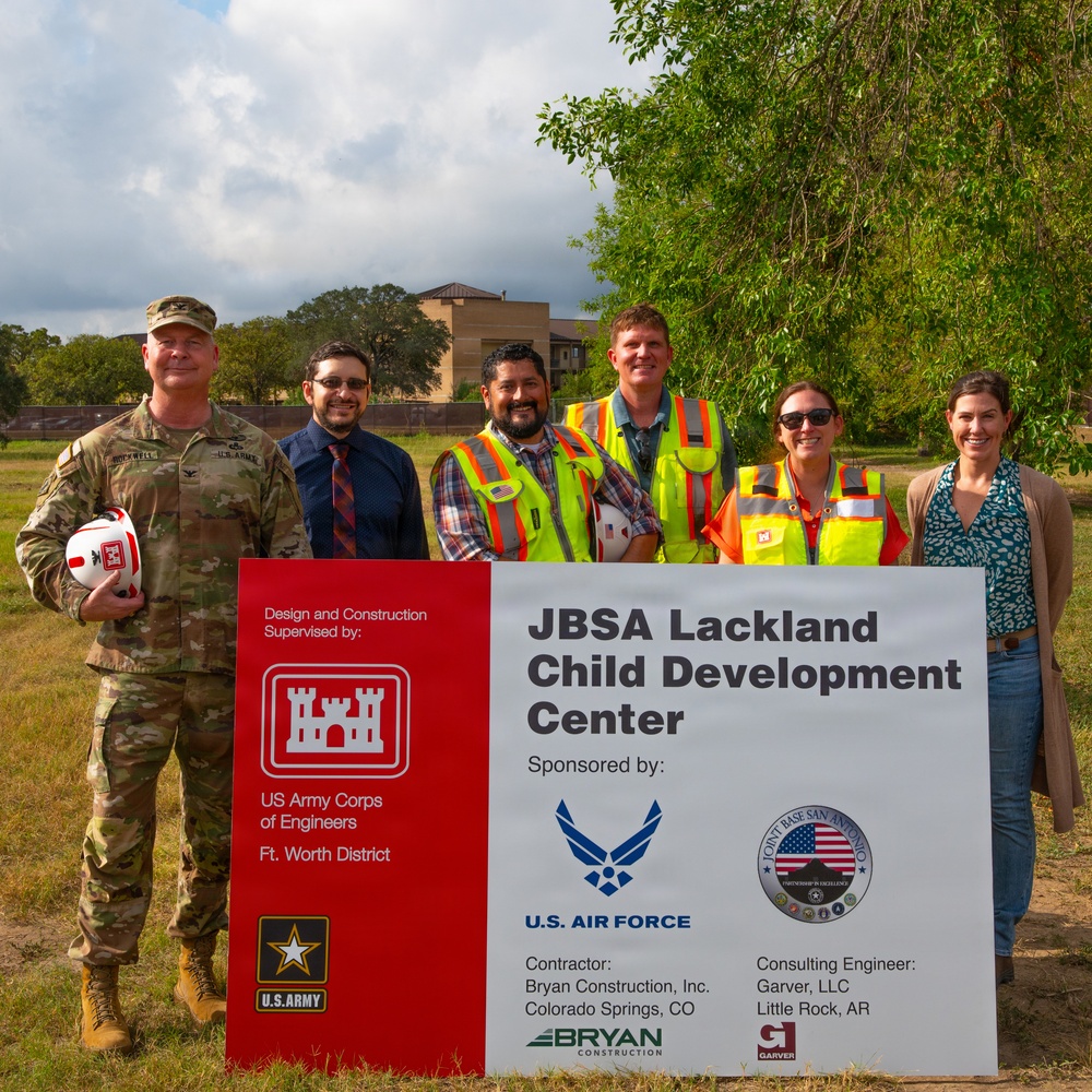 Groundbreaking marks new Child Development Center at JBSA-Lackland
