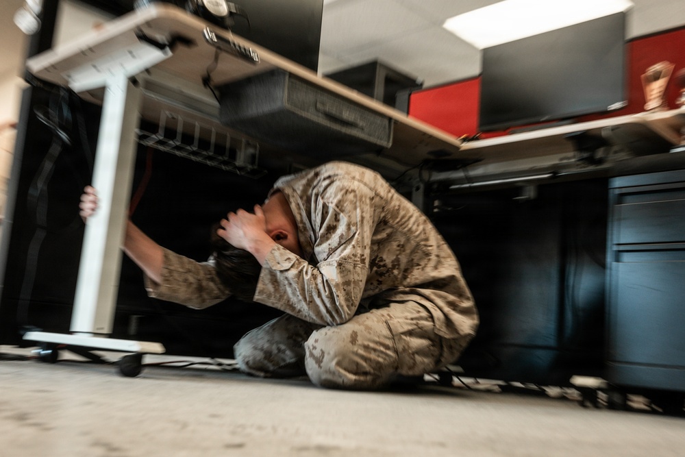 Combat Center takes part in California Great Shakeout