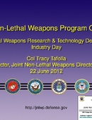 JNLWP Industry Day - 06.28.2012