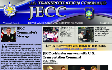 Joint Enabling Capabilities Command Newsletter - 07.25.2012