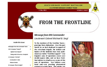 From the Frontline! - 05.23.2012