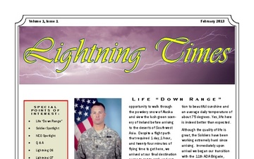 Lightning Strike Newsletter - 02.14.2013