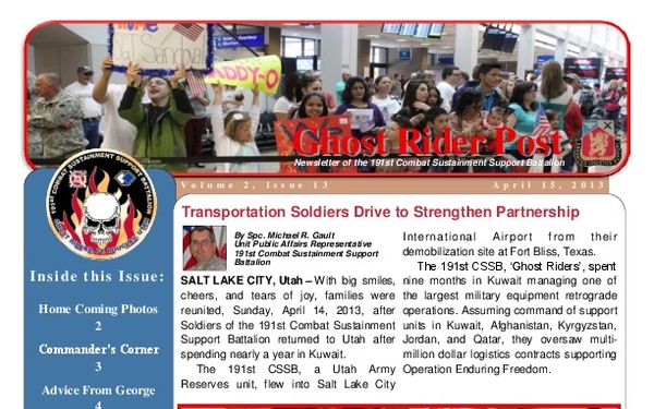 Ghost Rider Post - April 15, 2013