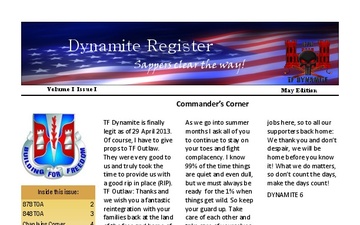 Dynamite Register - 05.15.2013
