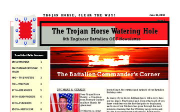 Task Force Trojan Horse Newsletter - 07.15.2013