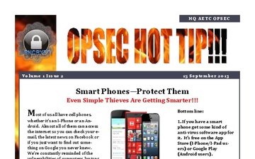 OPSEC PRODUCTS - 09.17.2013