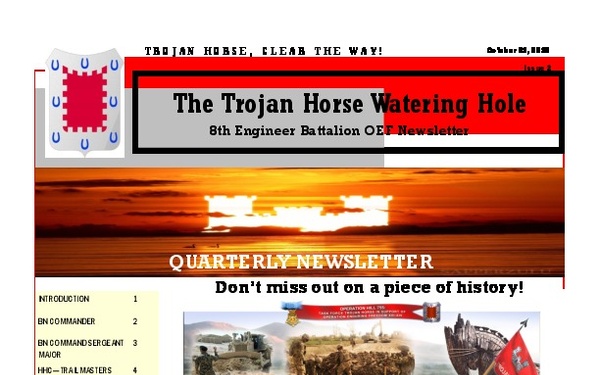 Task Force Trojan Horse Newsletter - November 7, 2013