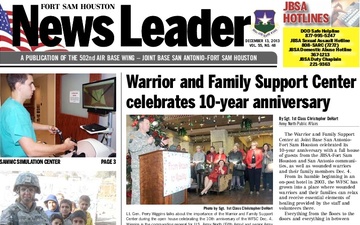 Fort Sam Houston News Leader - 12.13.2013