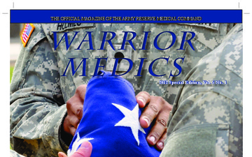 AR-MEDCOM Warrior Medic Magazine - 10.15.2013