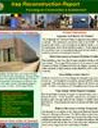 Iraq Reconstruction Report