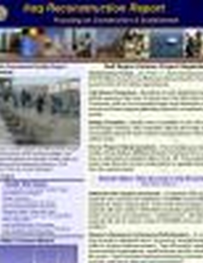 Iraq Reconstruction Report