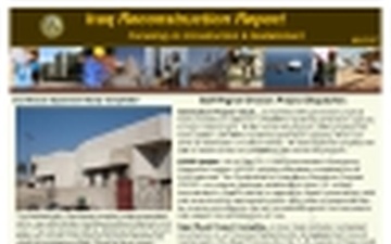 Iraq Reconstruction Report - 03.01.2007