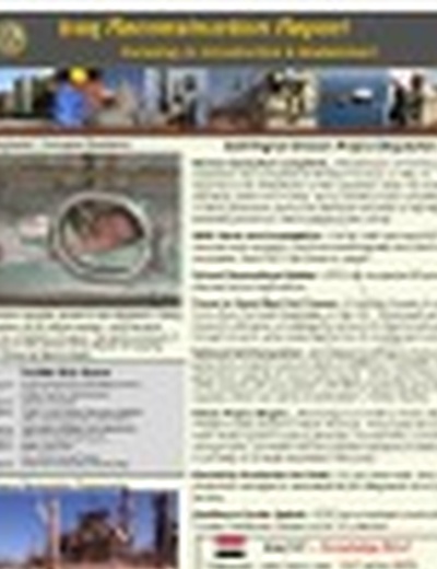 Iraq Reconstruction Report