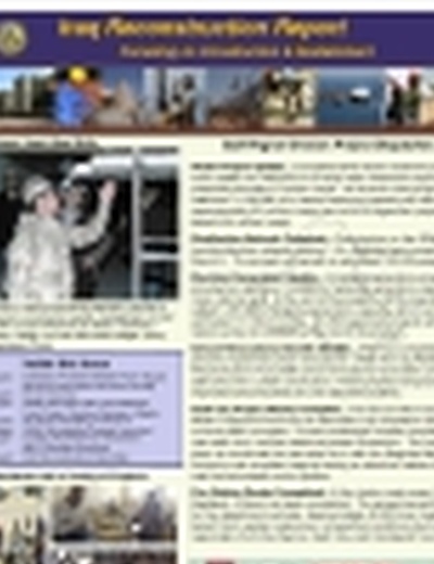 Iraq Reconstruction Report