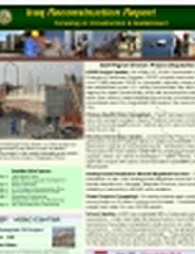 Iraq Reconstruction Report