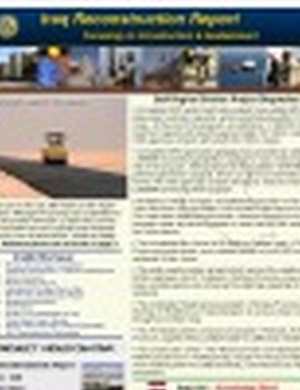 Iraq Reconstruction Report