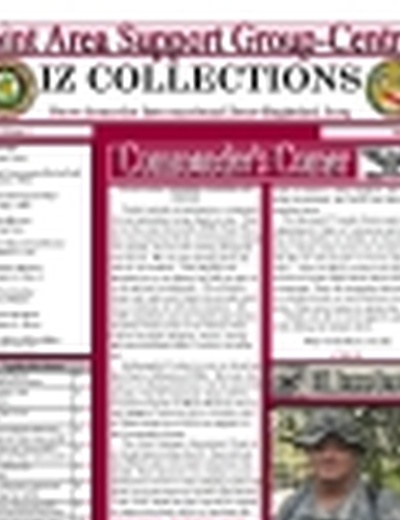 Joint Area Support Group-IZ Collections: News from the International Zone