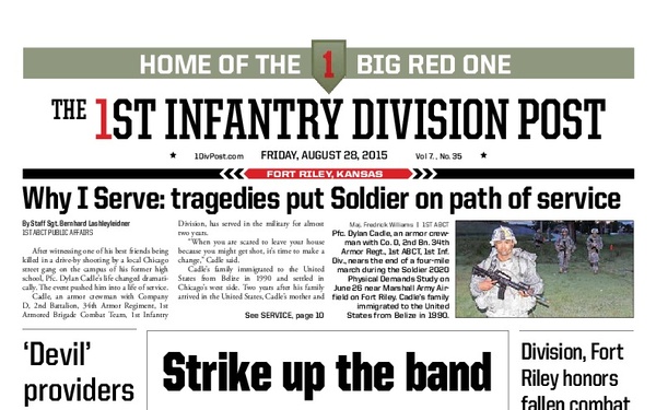 The 1st Infantry Division Post - August 28, 2015