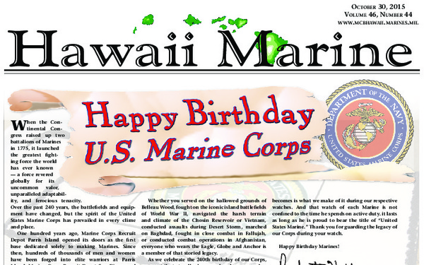 Hawaii Marine - October 30, 2015