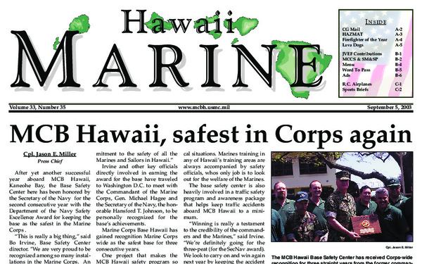 Hawaii Marine - September 5, 2003