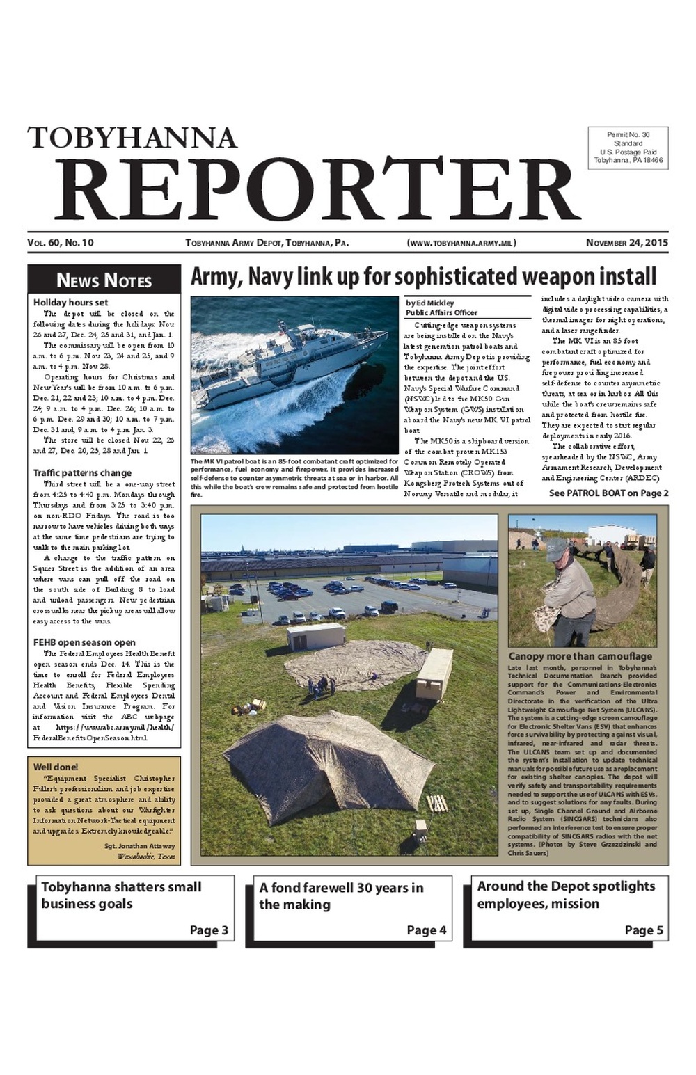 DVIDS - Publications - Tobyhanna Reporter - 11.24.2015