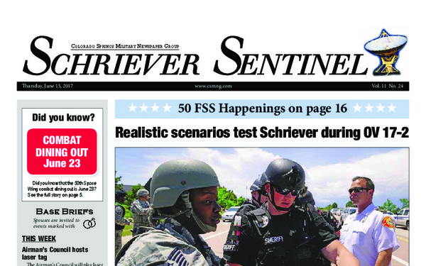 Schriever Sentinel  - June 15, 2017