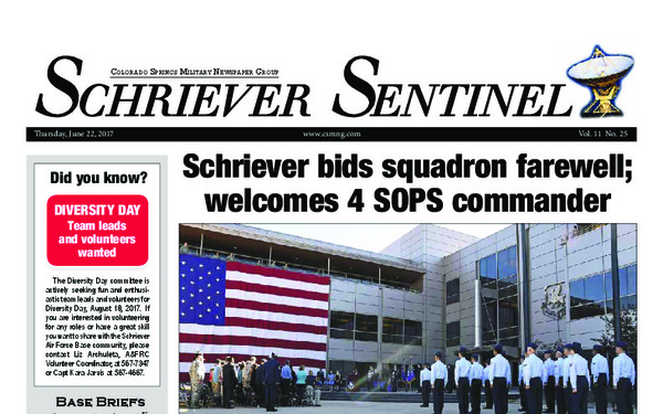 Schriever Sentinel  - June 22, 2017