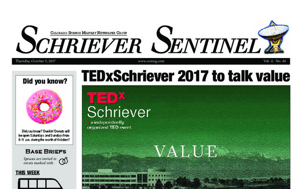 Schriever Sentinel  - October 5, 2017