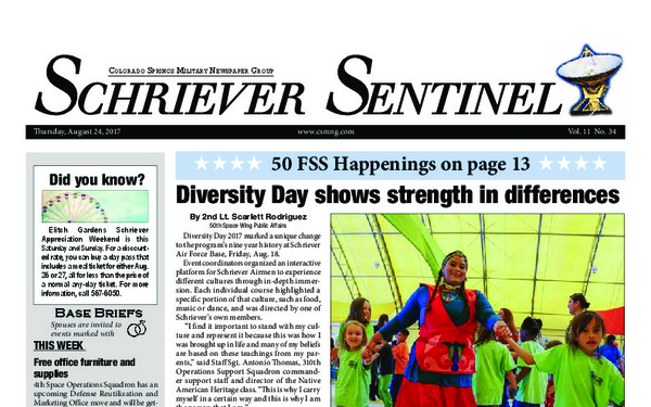 Schriever Sentinel  - August 24, 2017