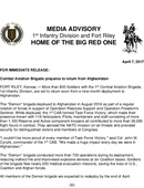 1st Infantry Division Press Releases - 04.07.2017